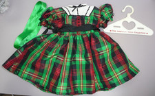 1993 American Girl Pleasant Company Addy Christmas Dress          A207