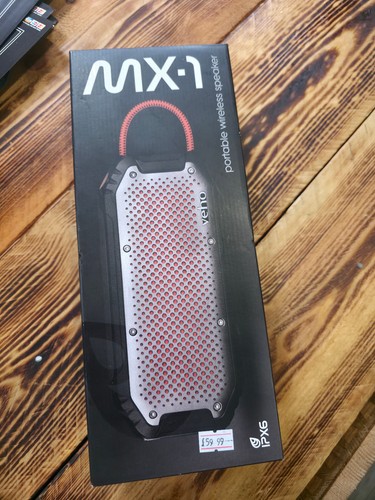 Veho MX-1 Rugged Wireless Bluetooth Speaker, IPX6 Water Resisant, 2x10W RMS Spea - 第 1/2 張圖片