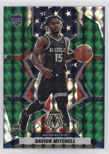 2021-22 Panini Mosaic National Pride Green Prizm Davion Mitchell #254 0b3