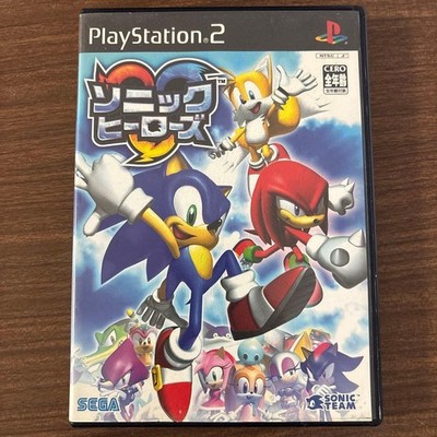 SEGA Sonic Heroes PS2 Video Game Multi Character Action Authentic Complete