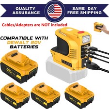 5.0AH Battery 220W USB-C Power Inverter For DeWalt 20V Max Lithium Ion DCB205-2