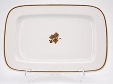 Alfred Meakin Copper Tea Leaf Meat Plate Plat...