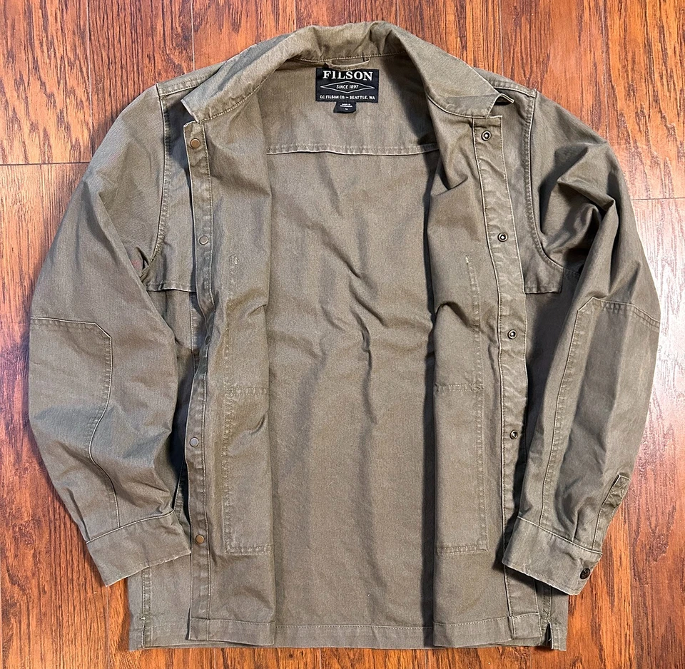 Camisa chaqueta de tela Filson Dry Cover M Foto 3 de 4