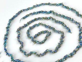 VINTAGE TASMANIAN ABORIGINAL MAIREENER SHELL NECKLACE BROKEN STRAND