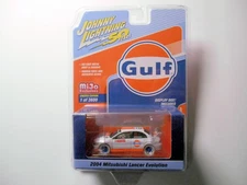 MIJO EXCLUSIVE GULF 2004 MITSUBISHI LANCER EVOLUTION JOHNNY WHITE LIGHTNING
