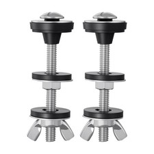 VEVOR Universal Toilet Tank to Bowl Bolts Kit Heavy Duty Toilet Bolt Gasket