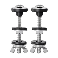 VEVOR Universal Toilet Tank to Bowl Bolts Kit Heavy Duty Toilet Bolt Gasket