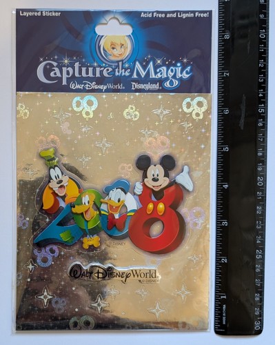 Walt Disney World Capture The Magic 2008 Vacation Scrapbooking Stickers RARE - Picture 2 of 3