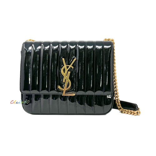 ysl vicky patent bag