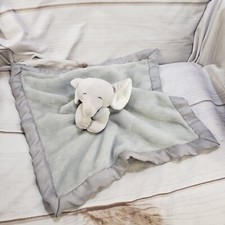 Carters Elephant Lovey Mini Security Blanket Satin Trim Back Sleepy Eyes 2018