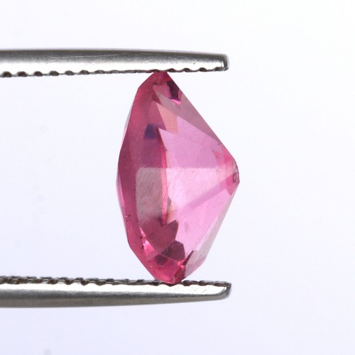 Lab Created Pink Tourmaline Gemstone Bold Pear Cut 5 Carat For Locket - Picture 4 of 5