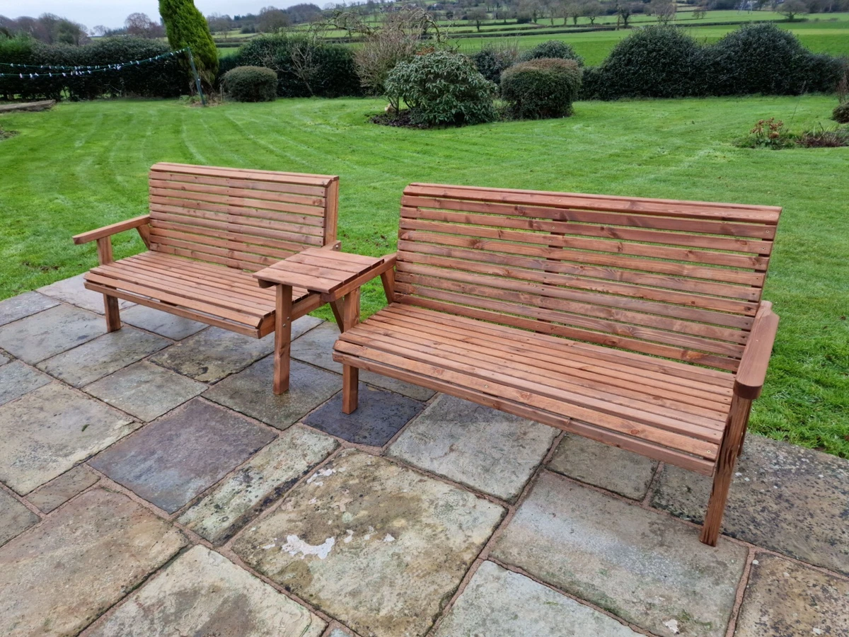 Wooden garden furniture Wooden garden bench set seats 5