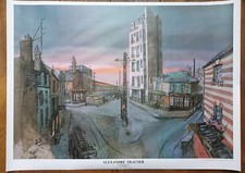 Affiche A.TRAUNER Cinéma M. CARNÉ - LE JOUR SE LÈVE " La PLACE " 1989 Éd. Jade