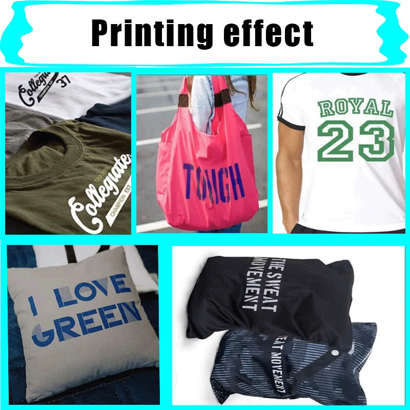 30x300cm HTV Heat Transfer Vinyl Film Rolls Heat Press Iron On T-shirt Garments - image 2 of 4