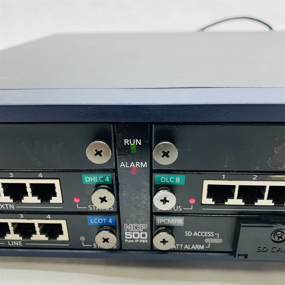 Panasonic KX-NCP500 Pure IP-PBX Phone System with IPCMPR+LCOT4+DHLC4+DLC8 Module - Image 3 of 4