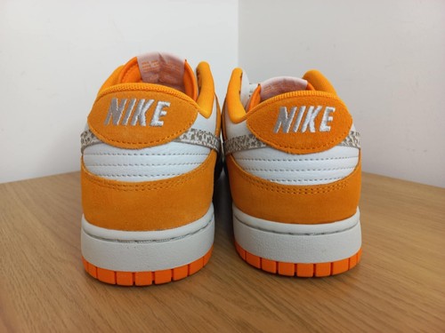 Nike Dunk Low Safari Swoosh Orange Neu mit Karton UK 10,5 - Bild 7 von 9
