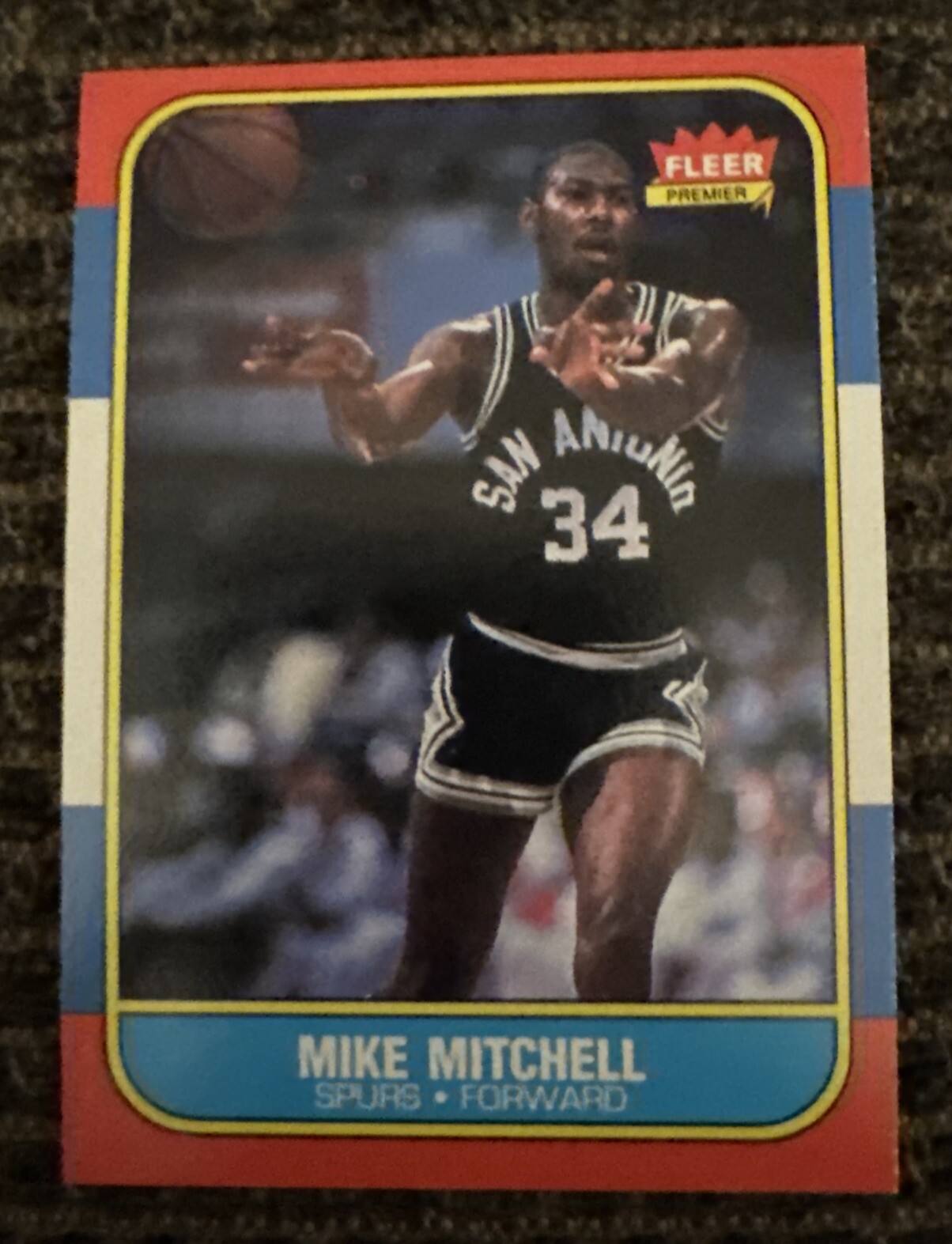 1986-87 Fleer #74 Mike Mitchell