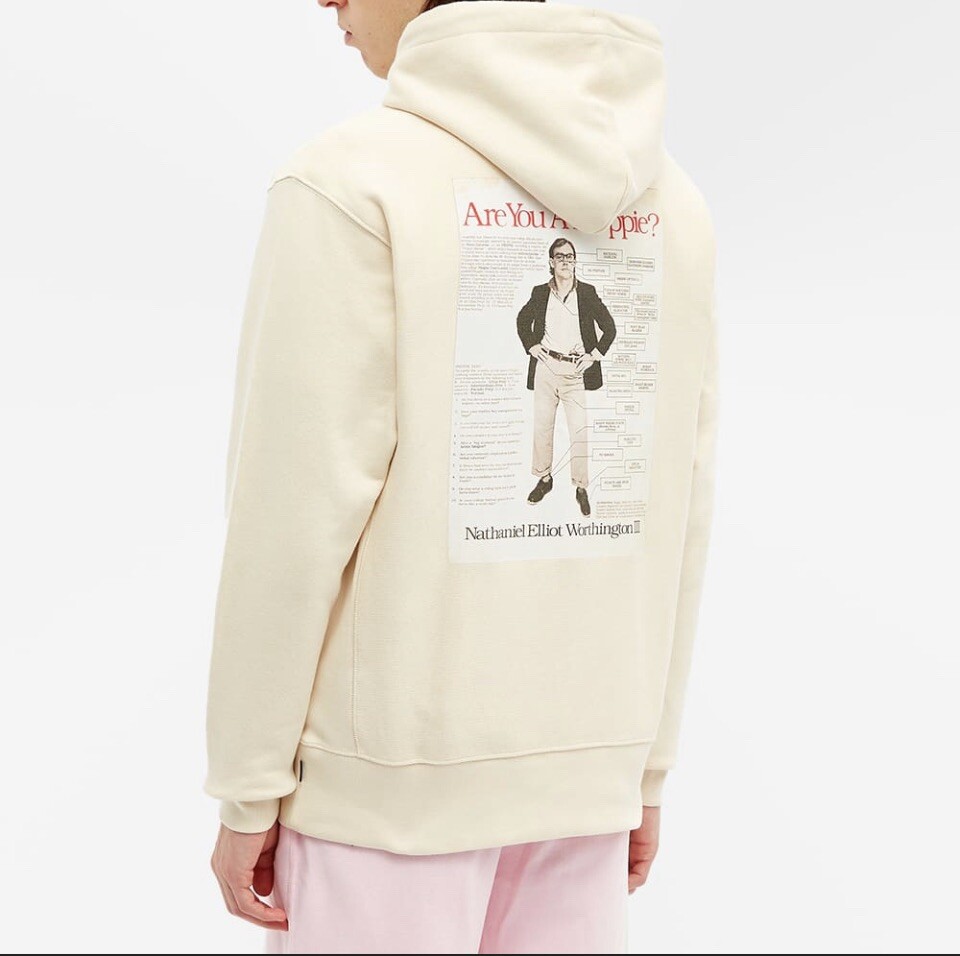 FILA Felpa con cappuccio Rowing Blazers Are You A Preppie French Terry trama pesante crema XXL