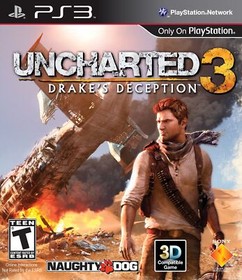Uncharted 3 Drake's Deception PS3 PlayStation 3 Complete  - 1 Year Warranty EX..