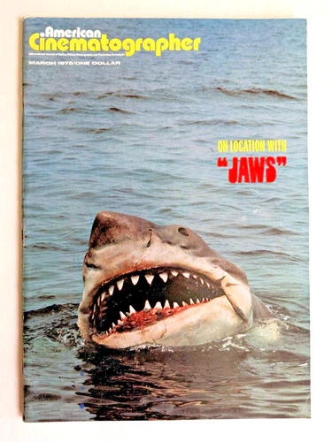 1975 AMERICAN CINEMATOGRAPHER - 10 ISSUES including Original JAWS Issue