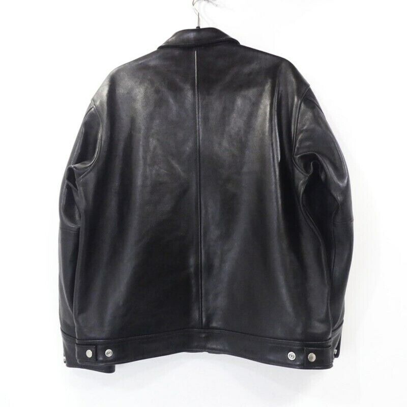 Schott LEATHER TRACKER Jacket 3121034 Black Size M Mens Made Schott LEATHER TRACKER Jacket 3121034 Black Size M Mens Made
