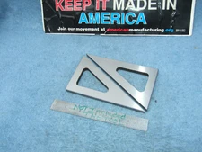 TRIANGLES 30* GRIND RAILS US MACHINIST TOOLMAKER .31 X 3"X  6"  MILL INSPECTION 