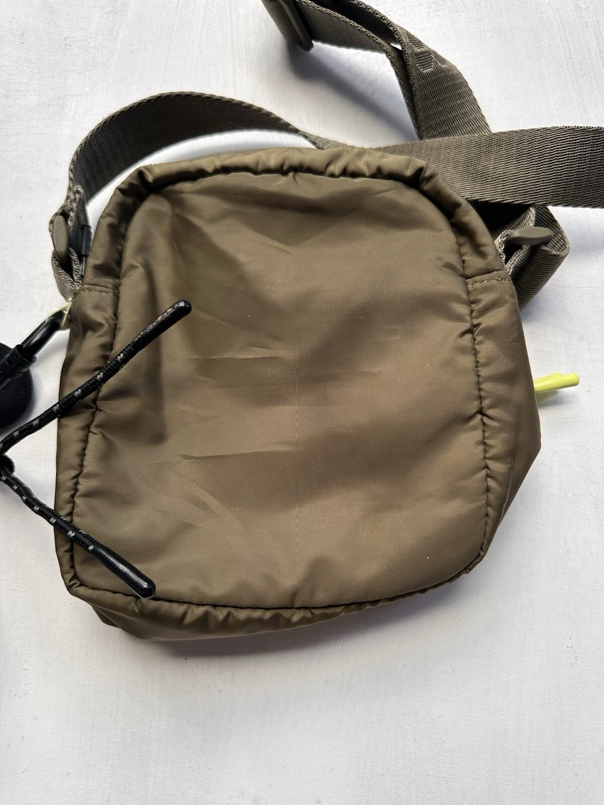 sweaty-betty nylon crossbody purse charm carabiner 