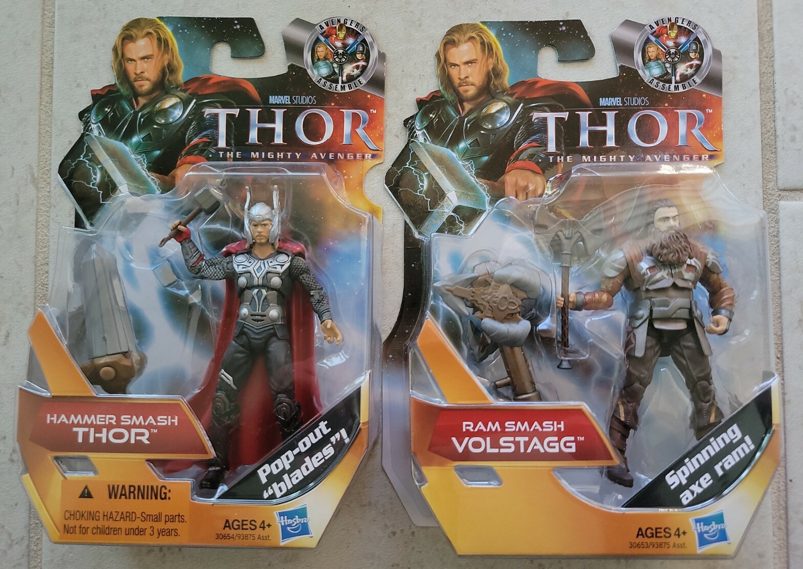 NEW HAMMER SMASH THOR MIGHTY AVENGER & RAM SMASH VOLSTAGG MARVEL FIGURES! a6