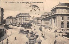 Lot297 geneve geneva rue du mont blanc et l hotel des postes switzerland tram
