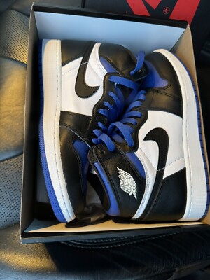 Nike Air Jordan 1 High (GS) - Royal Toe - US5Y - 575441 041 -