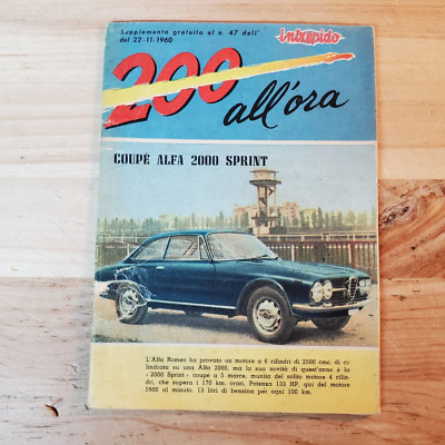 200 per hour insert 47 1960 INTREPID ALFA ROMEO 2000 GO-KART romance comic book