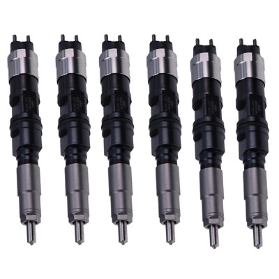 6X Fuel Injector SE501947 DZ100221 for John Deere 2704 3204 8130 8330 8530 9230