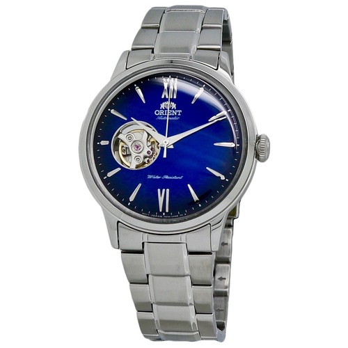 Orient Helios Open Heart Blue Dial Men 