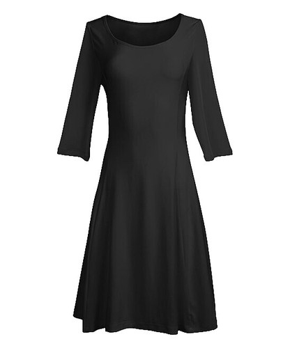 Lily Black Three-Quarter Sleeve A-Line Dress - Women Size 2XL | eBay Lily Black Three-Quarter Sleeve A-Line Dress - Women Size 2XL | eBay
