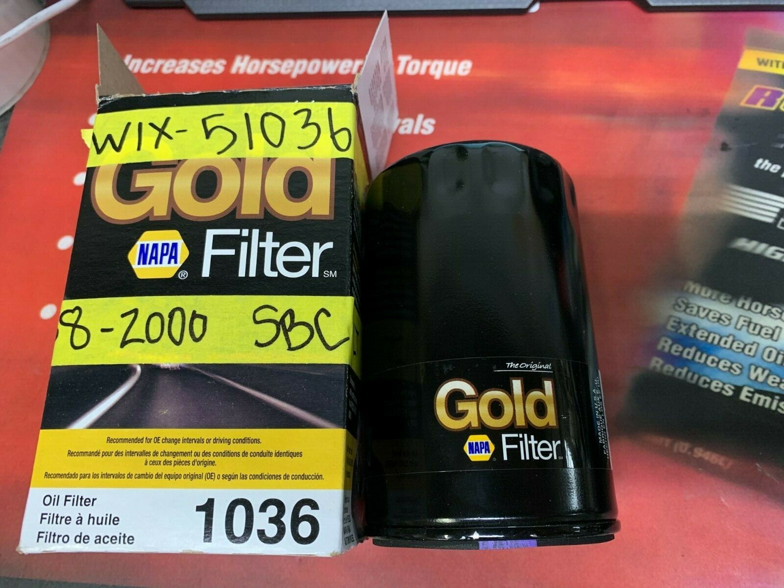 NAPA 1040 cross reference oil filters