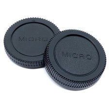 Rear Lens Cap & Body Cap Set for Micro Four Thirds M4/3 Lenses & Cameras