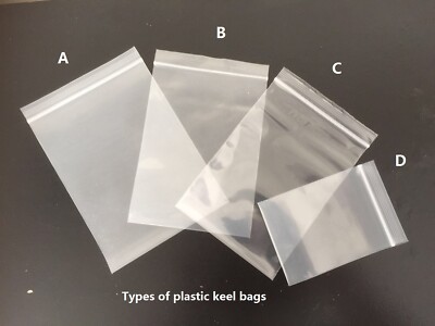 PE-grade clear ziplock bags for dedical packaging pack of 45