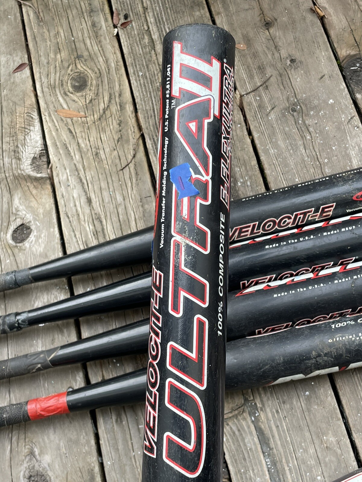 DAMAGED LOT OF 7 SENIOR SOFTBALL BATS 34" MIKEN REEBOK MELEE COMBAT DA