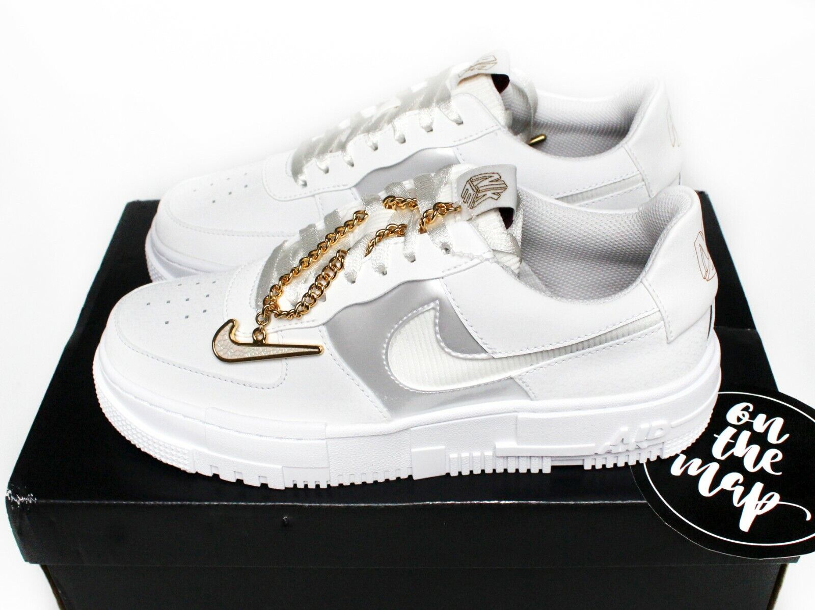 nike air force 1 pixel summit white dark