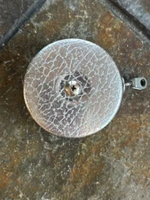 Vintage KEY BAK Retractable Key Chain Reel Clip Janitor Keys Rat Rod California