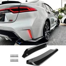 Sport Dlack Gloss Rear Bumper Diffuser For Toyota Corolla 4-door Sedan (18-23)