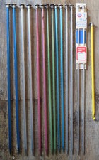 Aluminum crochet knitting needles Boye 2, 4, 6, 7, 8, 9, 10, H Hook lot 14"