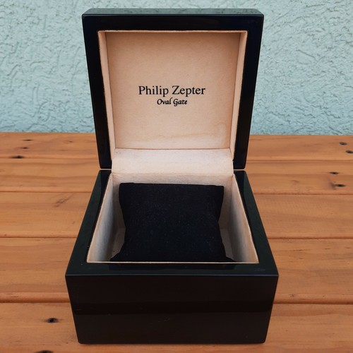 PHILIP ZEPTER Oval Gate Watch Accessories Black Empty Box Case | eBay
