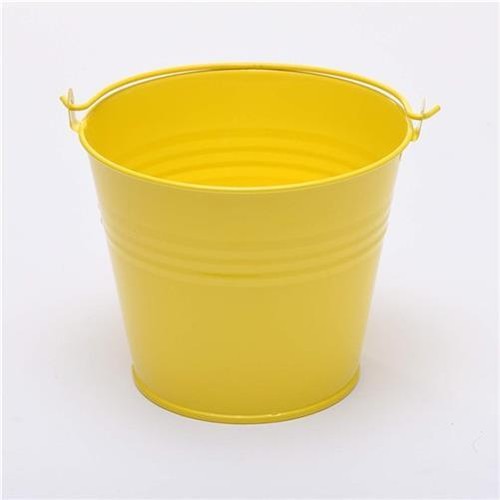 FIVE 7cm small METAL BUCKETS pots pails tins - favours herb planter sweet tree - Picture 24 of 32