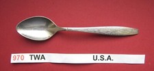 970  Trans World Airlines TWA Kaffee-L&ouml;ffel spoon versilbert - Rarit&auml;t  Sammlung