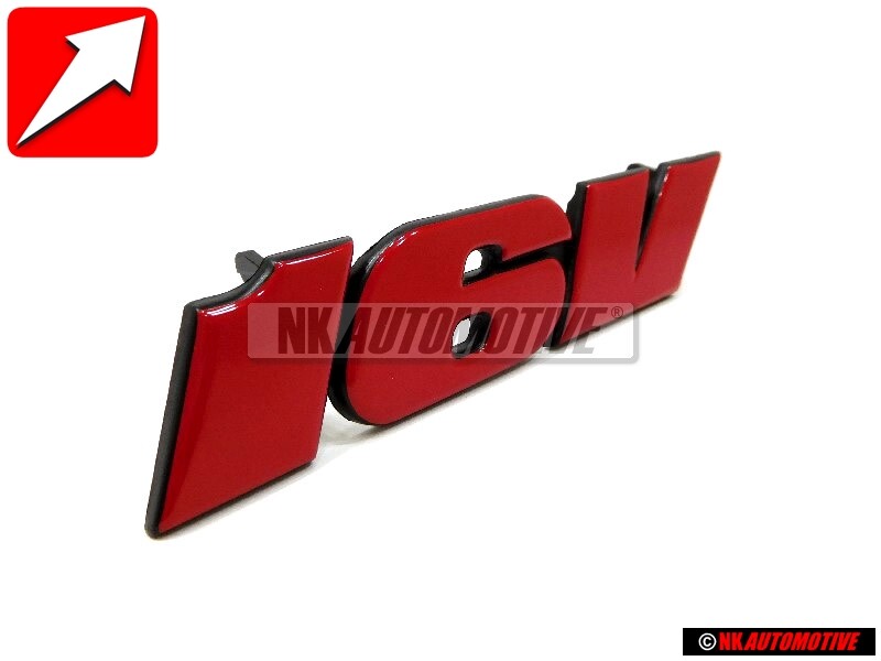 VW Original 16V Vorne Kühlergrill Emblem Schriftzug Golf 3  