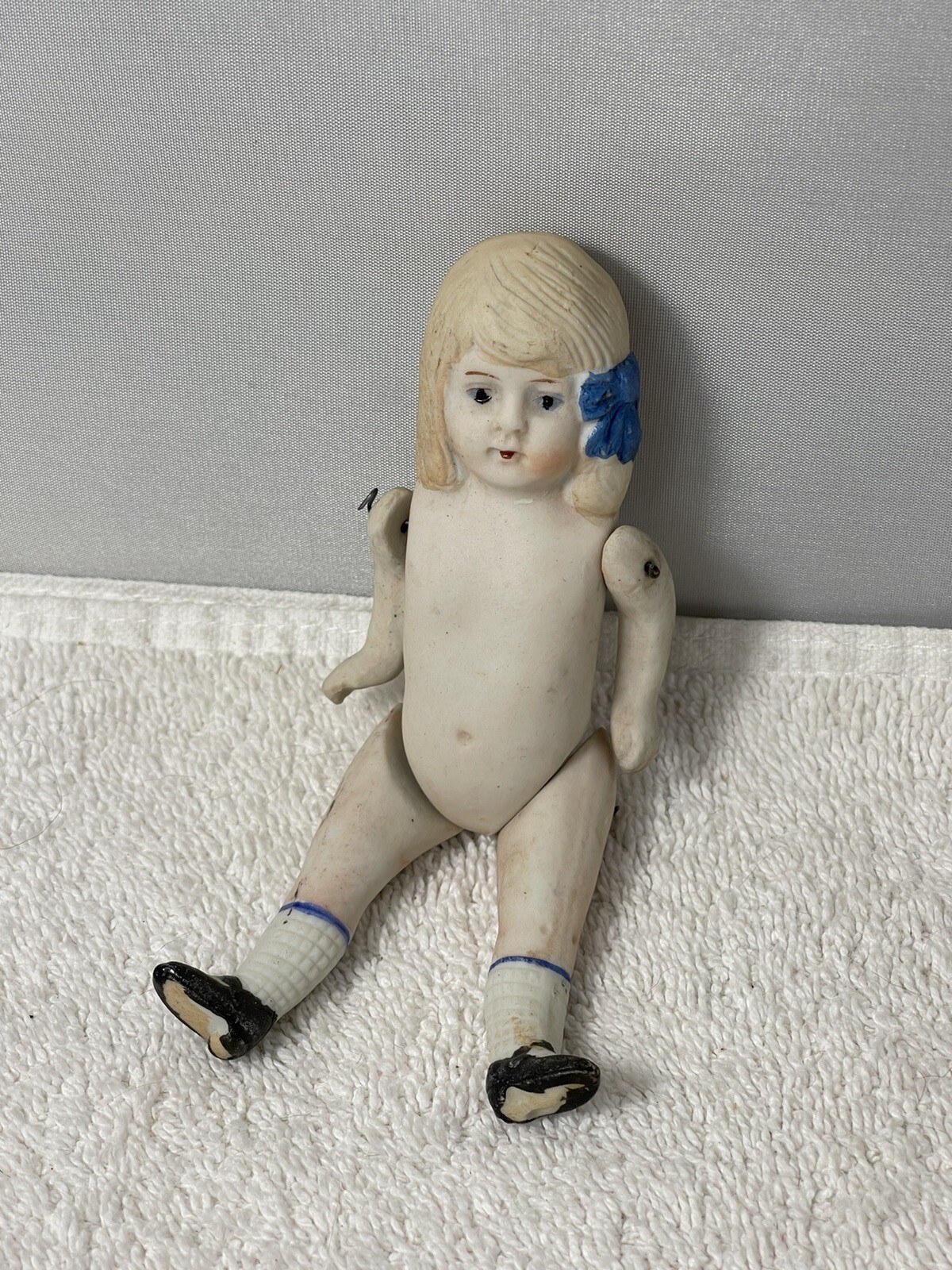 Vintage Bisque Doll Made In Japan 5" Tall eBay