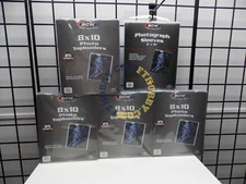 (100) BCW 8x10 Rigid Sleeves Topload Holders + (100) BCW 8x10 Soft Photo Sleeves