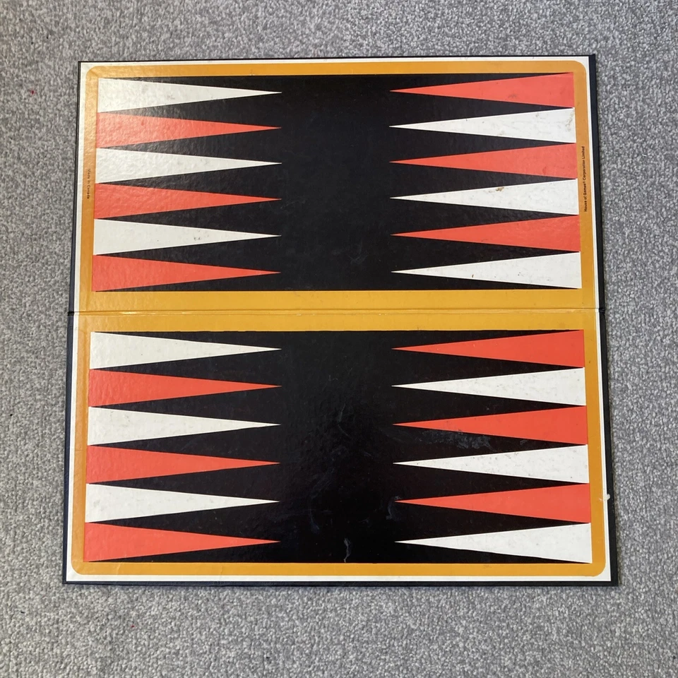 Backgammon -Vintage Waddingtons House Of Games - 1973 Gold Box Edition. - Image 2 of 4