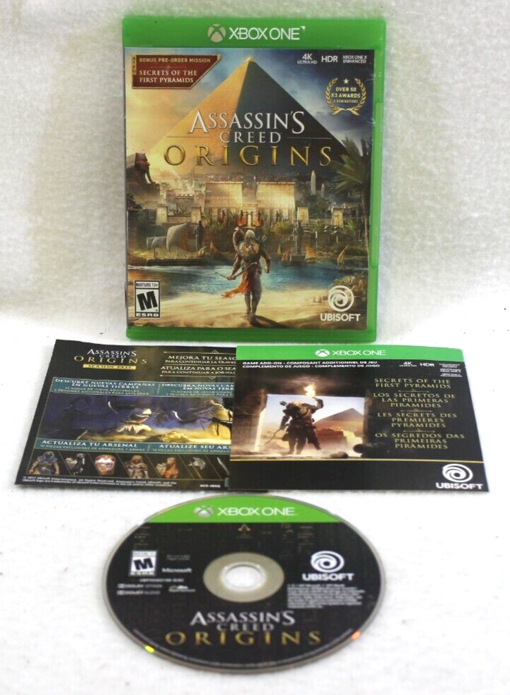 Assassin's Creed: Origins Microsoft XBOX ONE Game Complete W